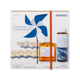 Korres PROMO Kyma Eau De Toilette Ανδρικό Άρωμα 100ml & Αφρόλουτρο Kyma 250ml
