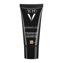 Vichy Dermablend Fluid Make up No.35 Sand Υγρό Μέικαπ για Υψηλή Κάλυψη, Μεγάλη Διάρκεια & Φυσικό Αποτέλεσμα, για Όλες τις Επιδερμίδες 30ml