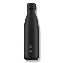 Chillys Μαύρο Bottle All Μπουκάλι Θερμός από Ανοξείδωτο Ατσάλι 500ml