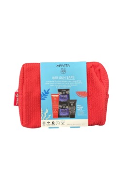 Apivita PROMO Bee Sun Safe SPF50 Anti Spot & Anti Age 50ml - Black Detox Cleansing Gel 50ml - Face Mask Sea Lavender 2x8ml