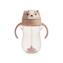 Munchkin Tip & Sip Straw Cup Dog Κύπελλο με Καλαμάκι από 9m+, 296ml
