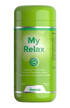 Meetab My Relax Συμπλήρωμα Διατροφής για τη Φυσιολογική Λειτουργία του Νευρικού Συστήματος 60 Κάψουλες