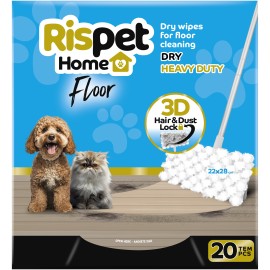 Rispet Home Floor 3D Στεγνά Πανάκια Καθαρισμού Πατώματος Ανταλλακτικά 20 Τεμάχια
