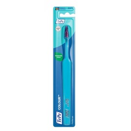 Tepe Colour Select Soft Οδοντόβουρτσα Μαλακή Γαλάζιο με Γαλάζιες / Ροζ Ίνες 1 Τεμάχιο