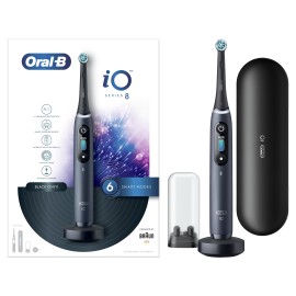 Oral B iO Series 8 Ηλεκτρική Οδοντόβουρτσα Magnetic Black Onyx 1 Τεμάχιο
