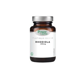 Power Of Nature Platinum Range Rhodiola 250mg Συμπλήρωμα Διατροφής για Μνήμη & Πνευματική Ισορροπία 30 Κάψουλες