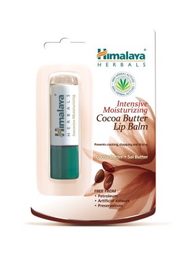 Himalaya Intensive Moisturizing Cocoa Butter Lip Balm Βάλσαμο Περιποιήσης Χειλιών Με Βούτυρο Κακάο 4.5gr
