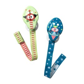 Tommee - Tippee TΤ CΤΝ Soother Holder Κλιπ Πιπίλας για 0m+ σε Διάφορους Χρωματισμούς 2 Τεμάχια