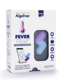 Intermed Fever Trap Temperature Monitor Θερμόμετρο Ασύρματο Επαναφορτιζόμενο Συνεχούς Παρακολούθησης 1 Τεμάχιο