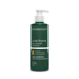 Pharmasept Scalp Biome Dry Dandruff Σαμπουάν Ρύθμισης & Αντιμετώπισης Ξηρής Πιτυρίδας, με Πρεβιοτικά 400ml