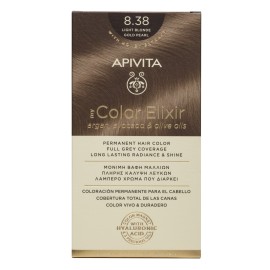 Apivita My Color Elixir No8.38 Ξανθό Ανοιχτό - Μελί Περλέ Κρέμα Βαφή Σε Σωληνάριο 50ml - Ενεργοποιητής Χρώματος 75ml