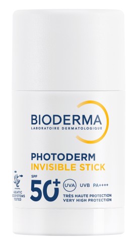Bioderma Photoderm Invisible Stick SPF50+ Αντηλιακό Στικ Προσώπου Στοχευμένης UV Προστασίας 15gr