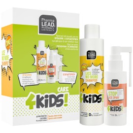 PharmaLead PROMO 4 Kids Care Lice No More Shampoo Αντιφθειρικό Σαμπουάν Καθημερινής Χρήσης 125ml - Stop Lice Spray Εξουδετερώνει τις Ψείρες, Κόνιδες & τα Αυγά τους 50ml
