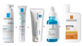 La Roche Posay Bundle Lipikar Baume AP+M 400ml - Effaclar Duo + M 40ml - Cicaplast Baume B5+ 100ml - Hyalu B5 Serum 30ml - Anthelios Uvmune 400 Invisible Fluid SPF50+ Perfumed 50ml