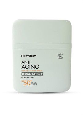 Frezyderm Anti Aging Sunscreen SPF50+ Face Liquid Plant Exosomes Αντηλιακό Προσώπου με Φυτικά Εξωσώματα για Ισχυρή Αντιγηραντική Δράση 50ml