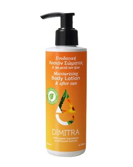 Dimitra Ενυδατική Λοσιόν Σώματος με Αλόη & Καλέντουλα για Μετά τον Ήλιο με Άρωμα Πράσινο Τσάι 200ml