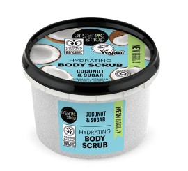 Natura Siberica Organic Shop Hydrating Coconut & Sugar Body Scrub Σώματος Καρύδα 250ml