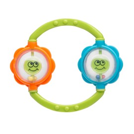 BabyOno Rattle 3m+ Κουδουνίστρα Χαρούμενες Φατσούλες για 3m+ και άνω 1 Τεμάχιο