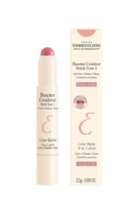 Embryolisse. Color Balm 3 in 1 Stick Nude Pink Πολυχρηστικό Στικ Προσώπου για Χείλη Ζυγωματικά & Βλέφαρα 2,5g