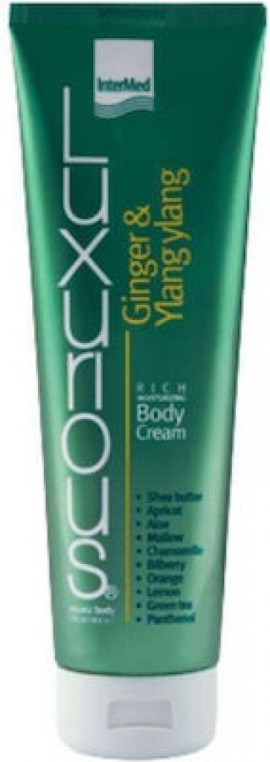 Intermed Luxurious Ginger & Ylang Ylang Moisturizing Body Cream Ενυδατική Κρέμα Σώματος 280ml