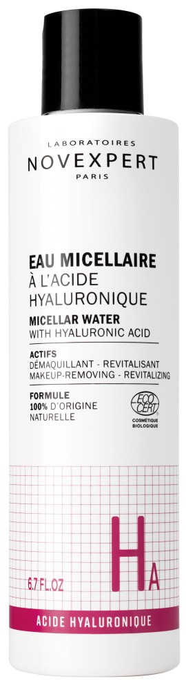 Novexpert Micellar Water Νερό Καθαρισμού για Πρόσωπο, Μάτια & Χείλη με Υαλουρονικό Οξύ 200ml