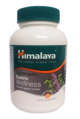 Himalaya Yashti Mandhu Gastric Wellness Συμπλήρωμα Διατροφής Για Το Στομάχι 60 Κάψουλες