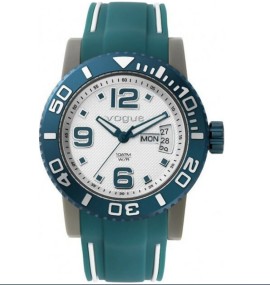 Vogue Attitude Petrol Rubber Strap Γυναικείο Ρολόι με Λουρί Σιλικόνης Πετρόλ 1 Τεμάχιο