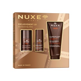 Nuxe PROMO Men Moisturizing Multi Purpose Ενυδατικό Gel Προσώπου 50ml & Multi Use Shower Gel Καθαρισμός για Πρόσωπο, Σώμα & Μαλλιά 200ml & Protection Deodorant Ανδρικό Αποσμητικό Roll on 24ωρης Ενυδάτωσης 50ml