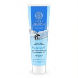 Natura Siberica Natural Black Whitening Toothpaste Polar Night Φυσική Λευκαντική Οδοντόκρεμα με Ενεργό Άνθρακα για Ασφαλή Λεύκανση και Βαθύ Καθαρισμό 100gr