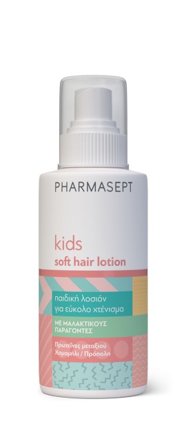 Pharmasept Kids Soft Hair Lotion Παιδική Λοσιόν Καθημερινής Χρήσης για Εύκολο Χτένισμα Πεπόνι 150ml