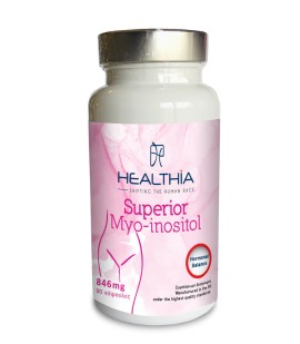 Healthia Superior Myo-Inositol 846mg Συμπλήρωμα Διατροφής για την Υποστήριξη της Ορμονικής Ισορροπίας 60 Κάψουλες