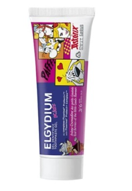 Elgydium Kids Asterix Παιδική Οδοντόκρεμα 1000ppm με Γεύση Κόκκινα Μούρα για 3-6 Ετών 50ml