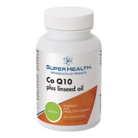 Super Health Co Q10 Plus Linseed Oil Συμπλήρωμα Διατροφής με Αντιοξειδωτικές Ιδιότητες 30 Κάψουλες