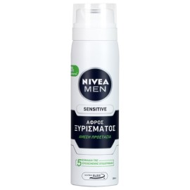 Nivea Men Sensitive Shaving Foam Ανδρικός Αφρός Ξυρίσματος για Ευαίσθητες Επιδερμίδες 250ml
