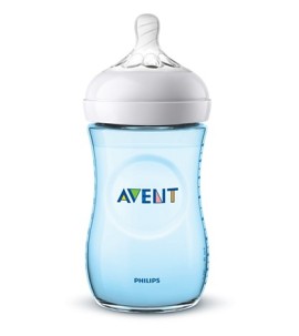 Avent Philips Natural Πλαστικό Μπιμπερό Μπλε 0-12m+ [SCF 035/17] 260ml