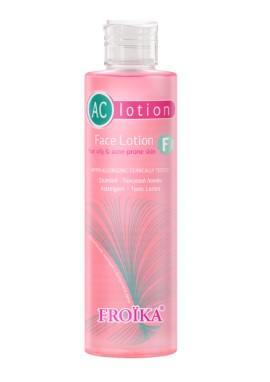 Froika AC Lotion F Στυπτκή Αντιμικροβιακή Λοσιόν Καθαρισμού & Τόνωσης του Λιπαρού & με Τάση Ακμής Δέρμα 200ml