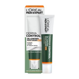 LOreal Paris Men Expert Derma Oil Control SPF30 Ανδρική Ενυδατική Κρέμα Προσώπου / Ρύθμιση της Λιπαρότητας 40ml