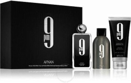 Afnan 9PM Gift Set Eau de Parfum Ανδρικό Άρωμα 100ml & Shower Ενυδατικό Gel Σώματος 200ml & Deo Αποσμητικό Spray 250ml