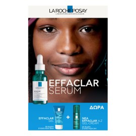 La Roche Posay PROMO Effaclar Serum Ορός Κατά των Επίμονων Ατελειών 30ml & Δώρο Effaclar Gel 50ml & Sample Effaclar A.Z Gel-Cream 3ml