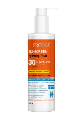 Froika Sunscreen Hydrating Fluid SPF30 Αντηλιακό Γαλάκτωμα Προσώπου & Σώματος για Όλη την Οικογένεια 250ml
