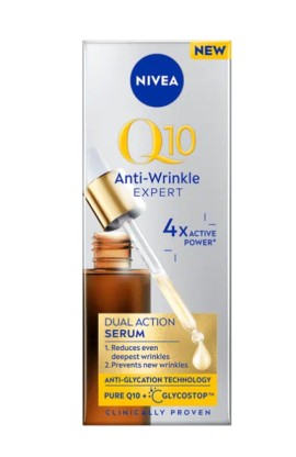 Nivea Q10 Anti Wrinkle Expert Dual Action Ορός Προσώπου Κατά των Ρυτίδων 30ml