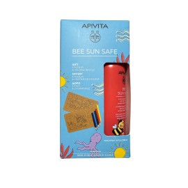 Apivita PROMO Bee Sun Safe Hydra Sun Kids Spray Lotion SPF50 Παιδική Ενυδατική Αντηλιακή Λοσιόν 200ml - ΔΩΡΟ 2 Παζλ & Ξυλομπογιές