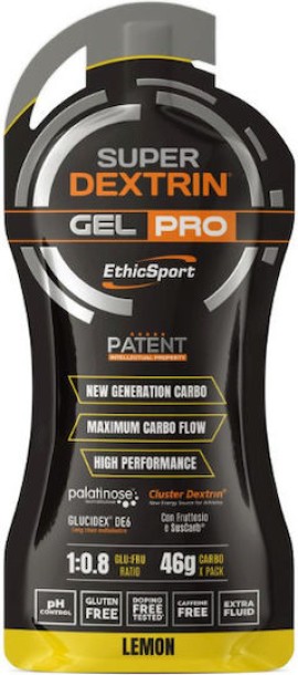 EthicSport Super Dextrin Gel Pro Lemon Ενεργειακό Συμπλήρωμα Λεμόνι 60ml