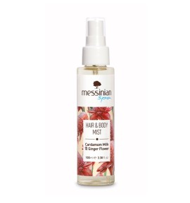 Messinian Spa Hair & Body Mist Cardamom Milk & Ginger Flower Αρωματικό Σπρέι για Μαλλιά & Σώμα 100ml