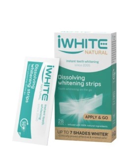 iWhite Natural Strips Ταινίες Λεύκανσης Δοντιών 28 Τεμάχια