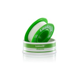 Leukoplast Leukosilk Μεταξωτή Αυτοκόλλητη Επιδεσμική Ταινία 4.6m x 1.25cm 1 Ρολό [1021]
