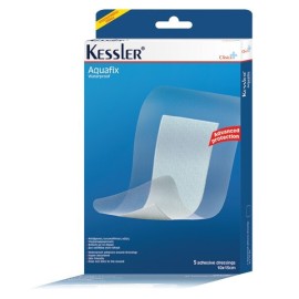 Kessler Aquafix Αδιάβροχες Αυτοκόλλητες Γάζες 10x15cm 5 Τεμάχια