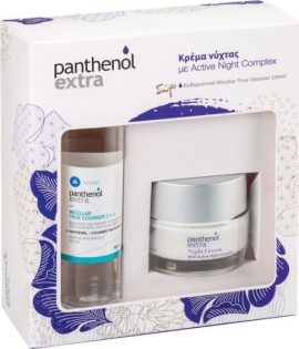 Medisei Panthenol PROMO Night Cream Complex Αντιρυτιδική Κρέμα Νυκτός 50ml - ΔΩΡΟ Micellar True Cleanser 3 in 1 Καθαριστικό Προσώπου 100ml