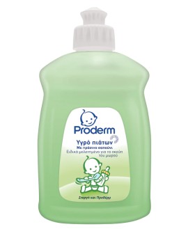 Proderm Υγρό Πιάτων με Πράσινο Σαπούνι Ειδικά Μελετημένο για Παιδιά 500ml