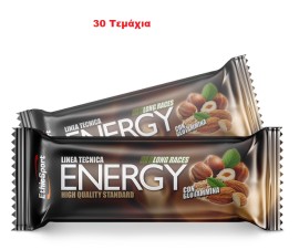 EthicSport Energy Bar Long Races 22.1gr Υδατάνθρακα – 5.3gr Πρωτεΐνη Ενεργειακές Μπάρες 30 Τεμάχια x 45gr
